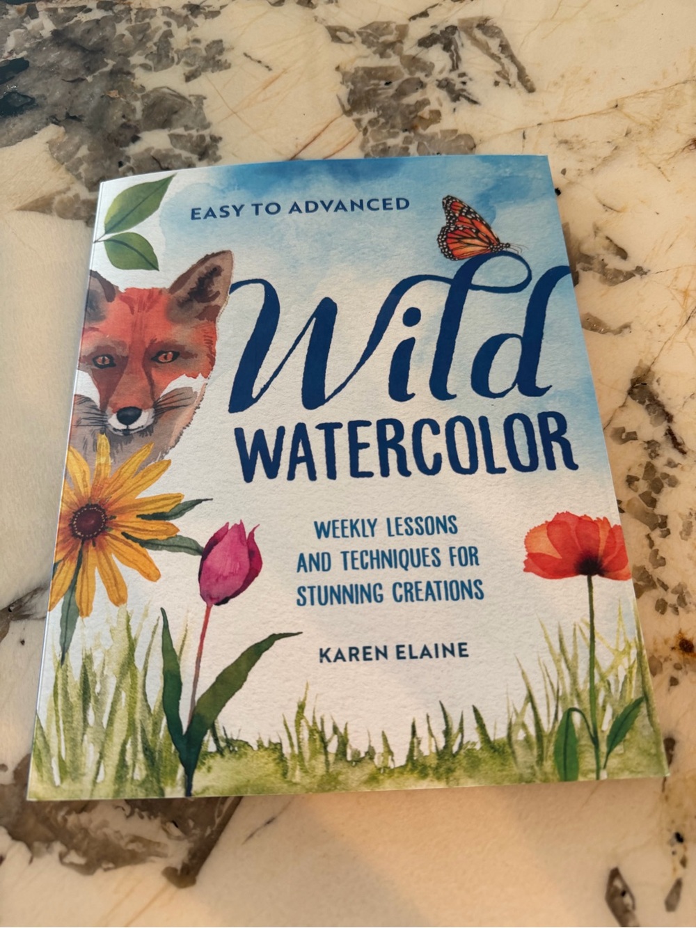 Wild Watercolor by Karen Elaine - weekly lessons and techniques